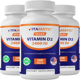 Vitamatic frente del frasco mostrando etiqueta y cantidad de tabletas, claridad en información