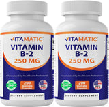 Vitamatic frontal pack dos frascos mostrando cantidad y pureza