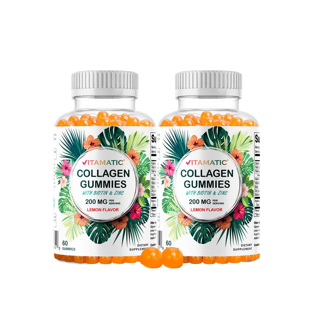 Vitamatic envase frontal muestra diseño y cantidad total 120 gomitas, fácil identificación