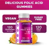 Vitamatic gominola partida con tonos naranja, sabor natural apetecible