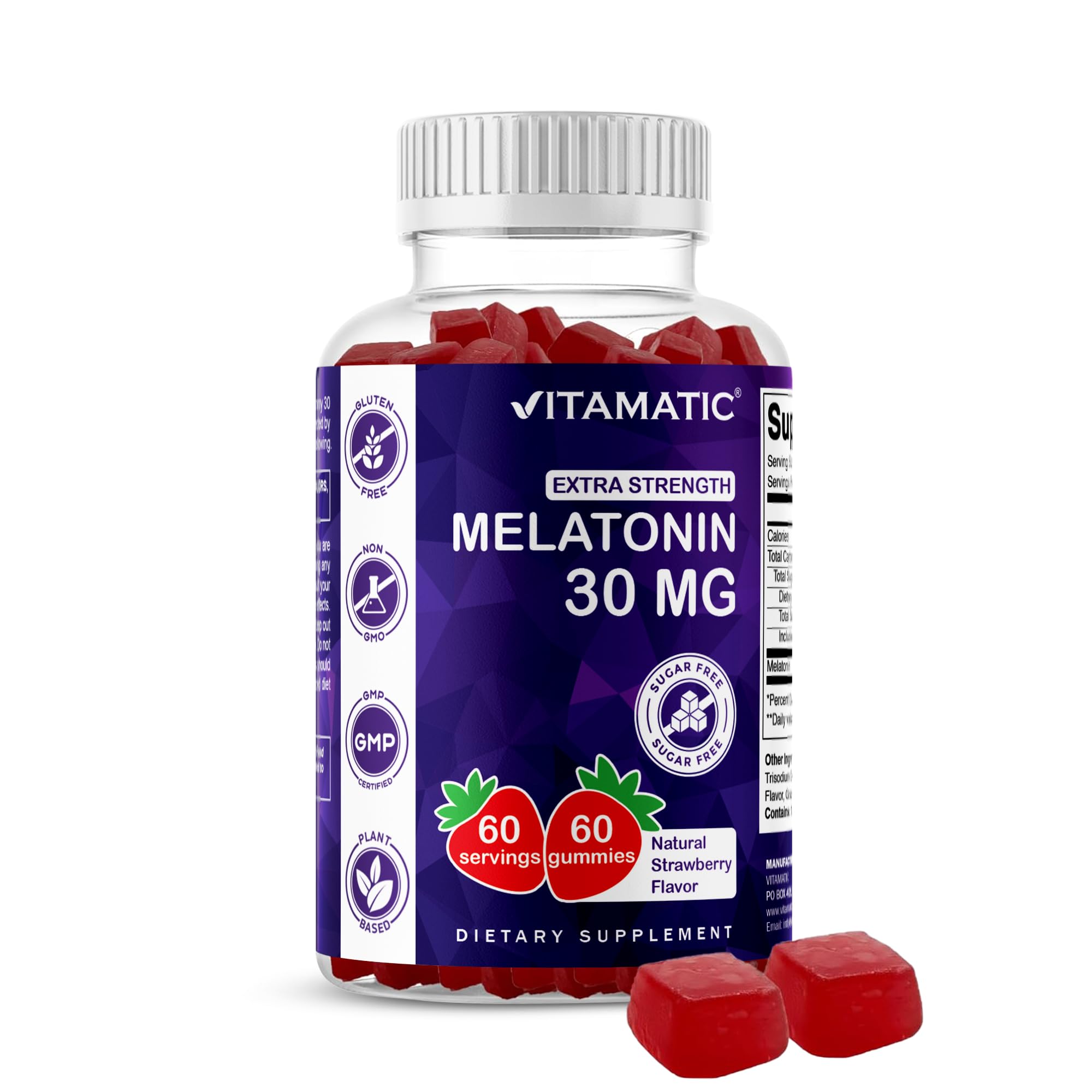 Vitamatic gominolas frontal mostrando envase y beneficio conveniencia