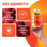 Vitamatic primer plano de gomita sección interior para ver consistencia