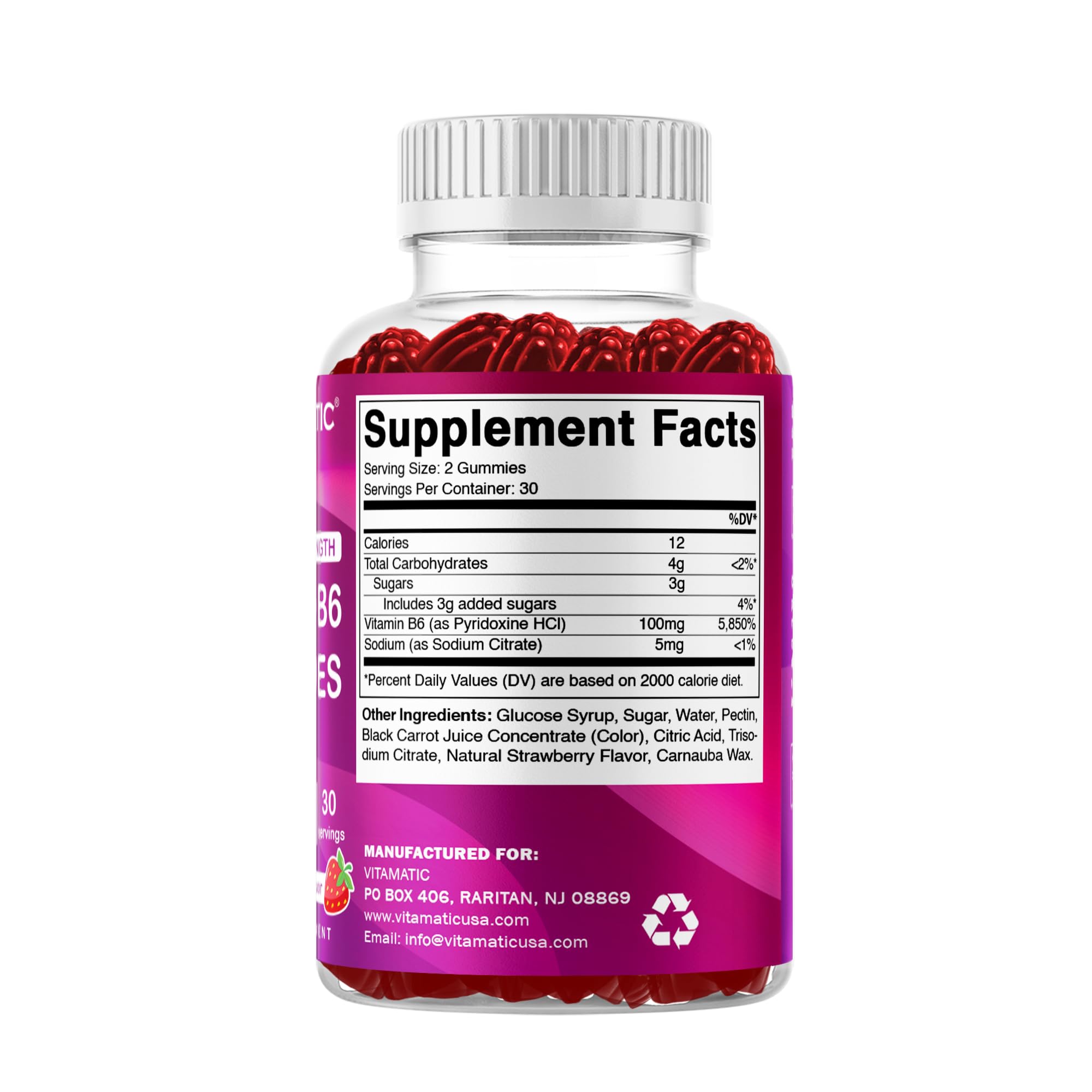 Vitamatic sello sin gluten visible para tranquilidad de dietas especiales