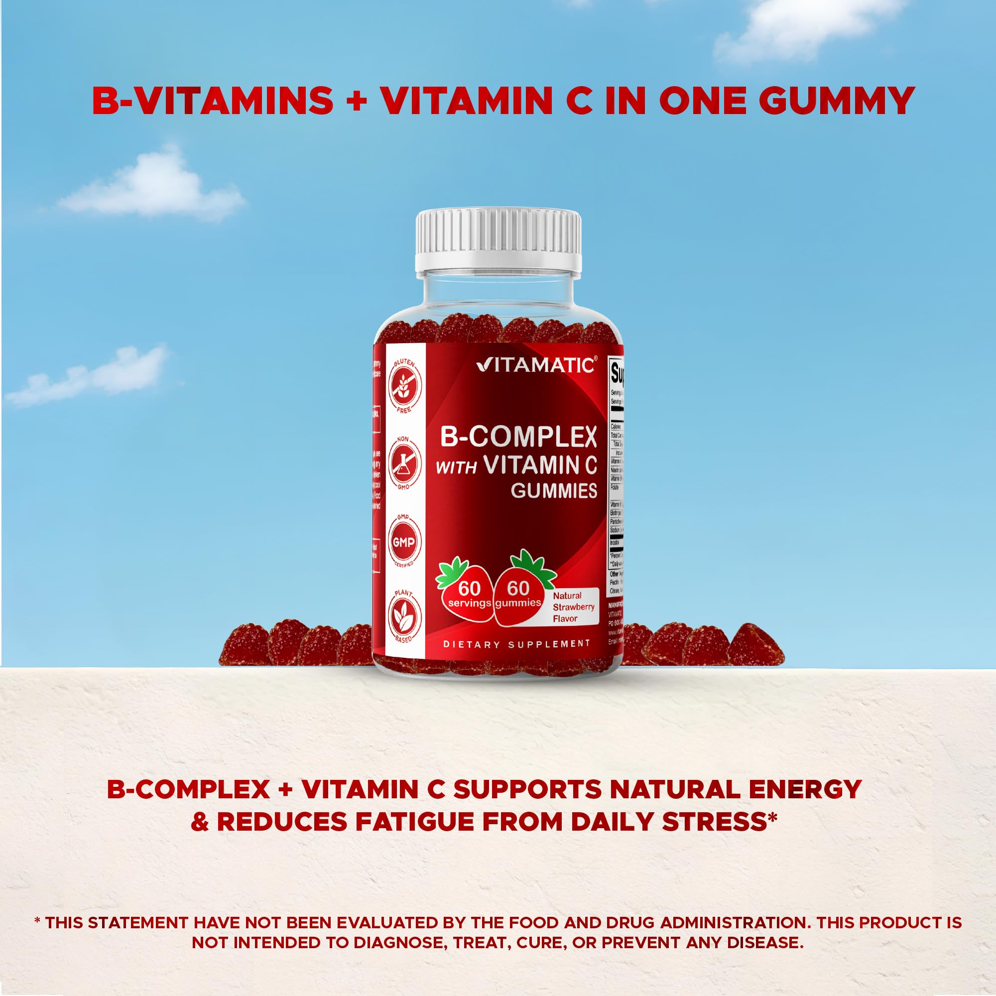 Vitamatic dos frascos juntos indicando la cantidad total incluida