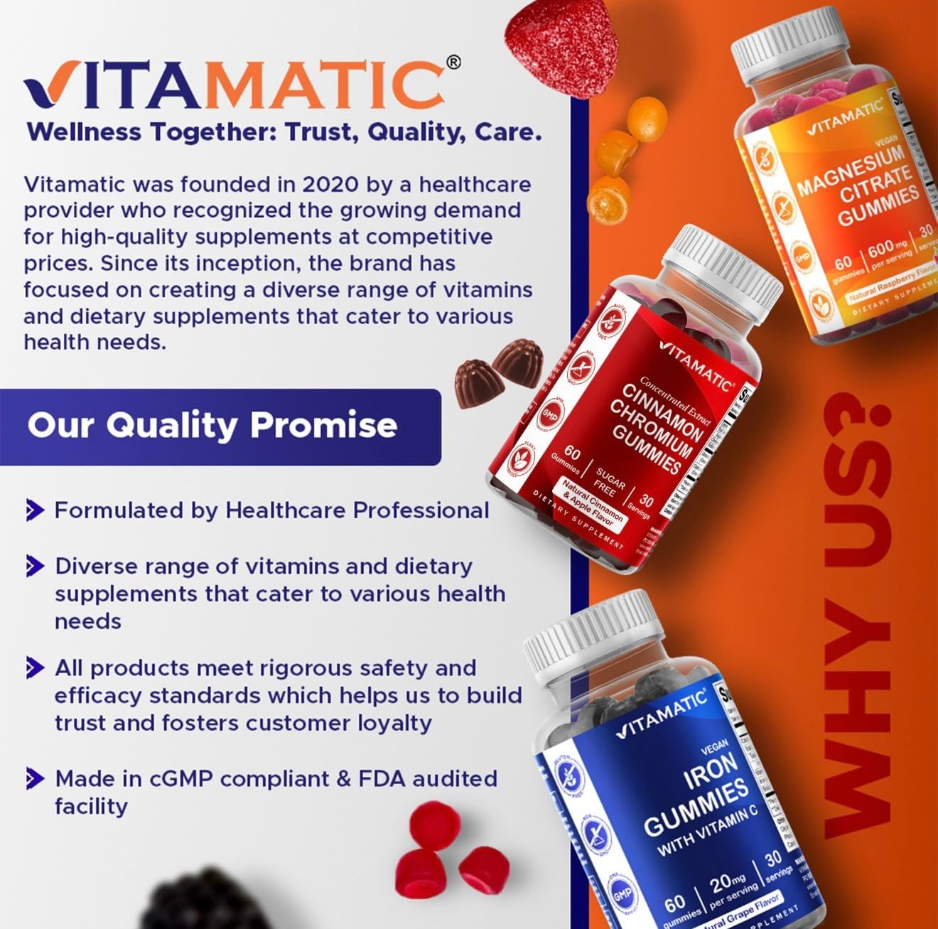 Vitamatic frasco en escritorio sugiriendo uso diario durante jornada laboral