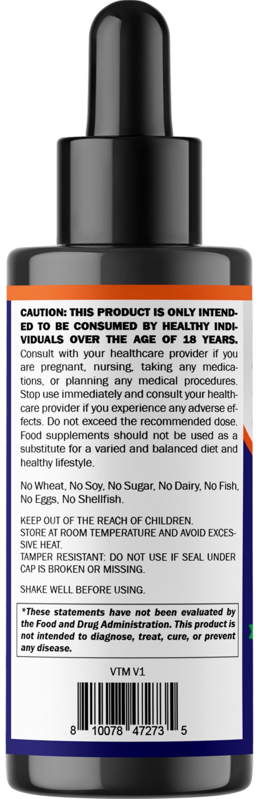 Vitamatic etiqueta de ingredientes y certificaciones para confianza del consumidor