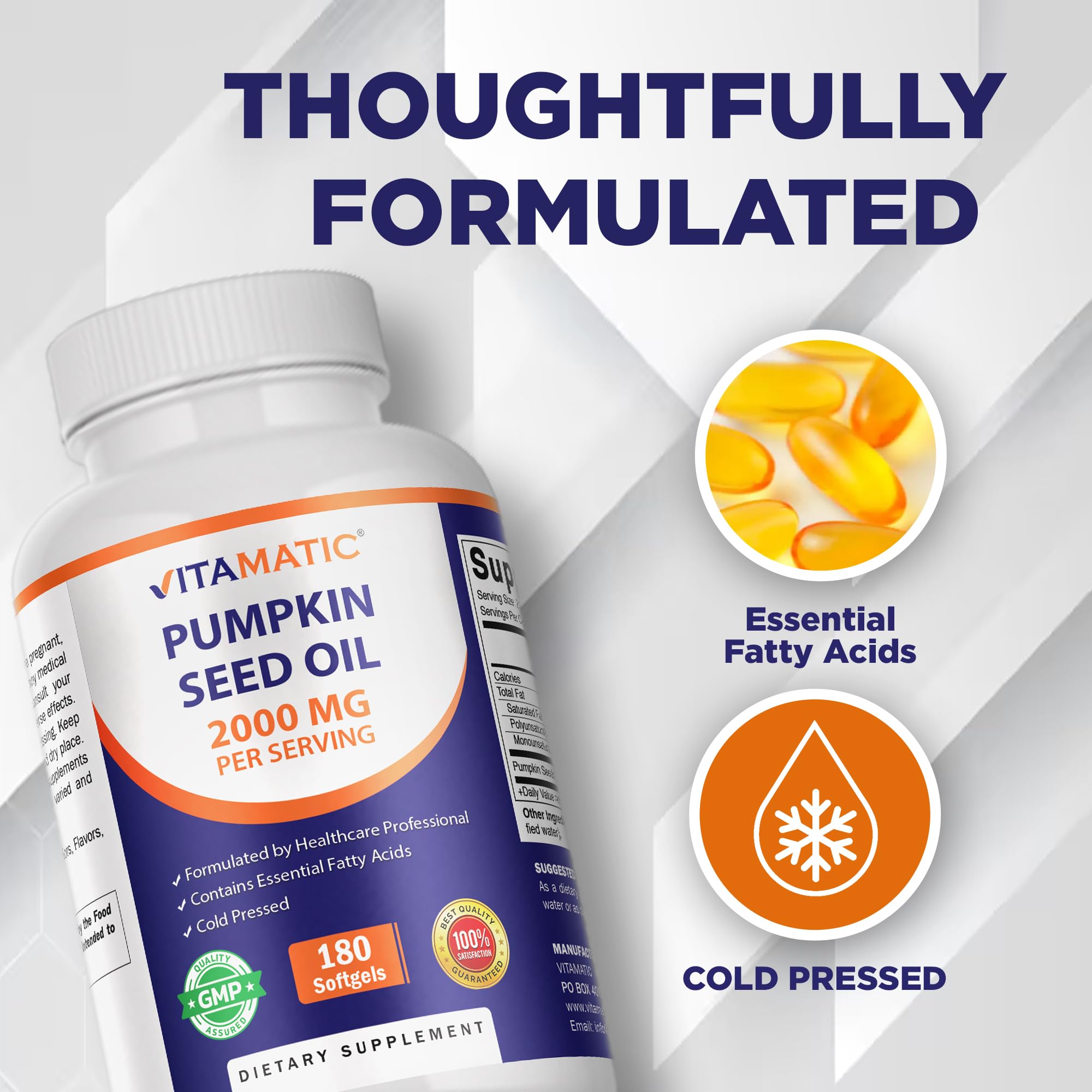 Vitamatic etiqueta con información nutricional legible y sin aditivos