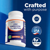 Vitamatic etiqueta con lista de ingredientes y sellos de calidad visibles