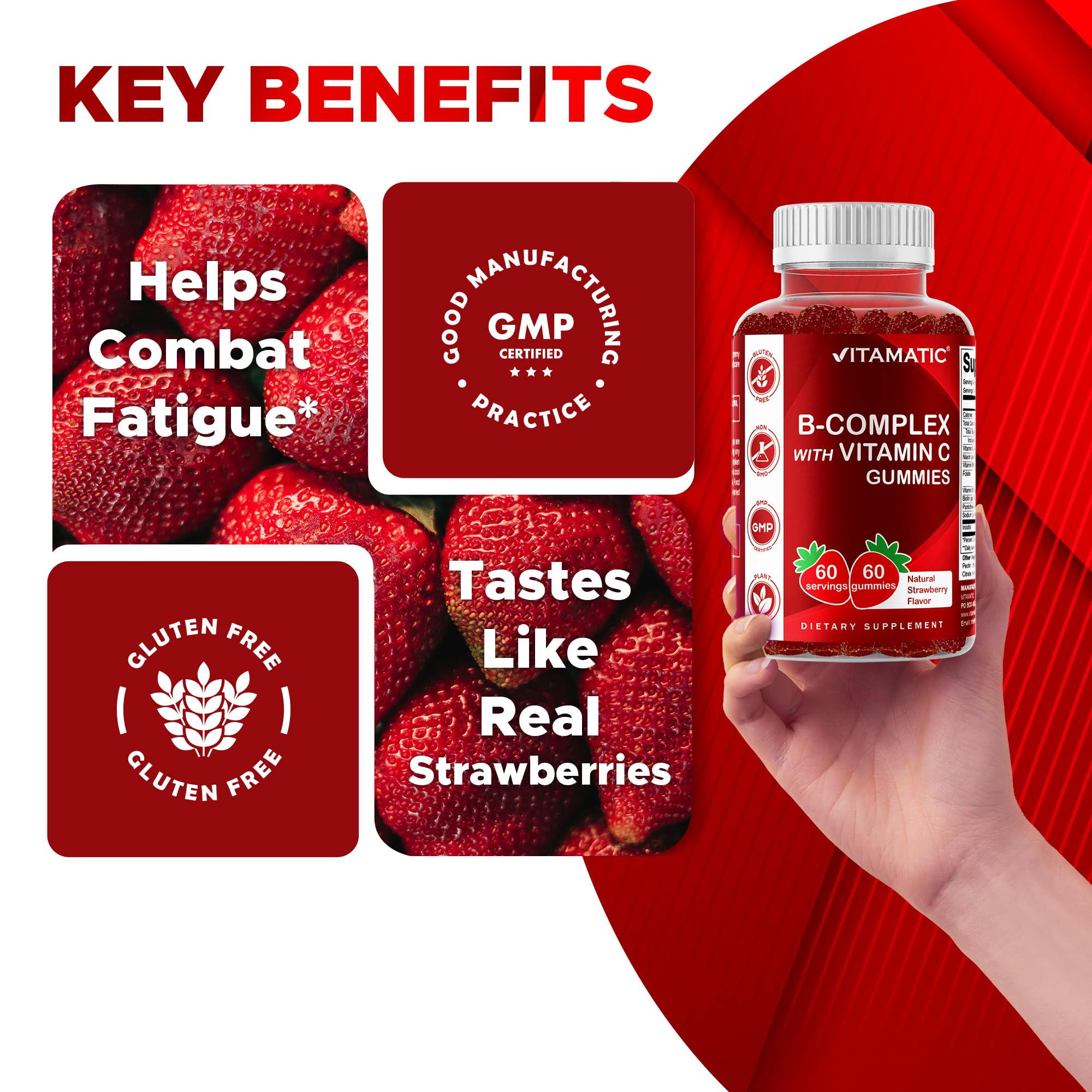 Vitamatic etiqueta con lista de ingredientes para verificar composición