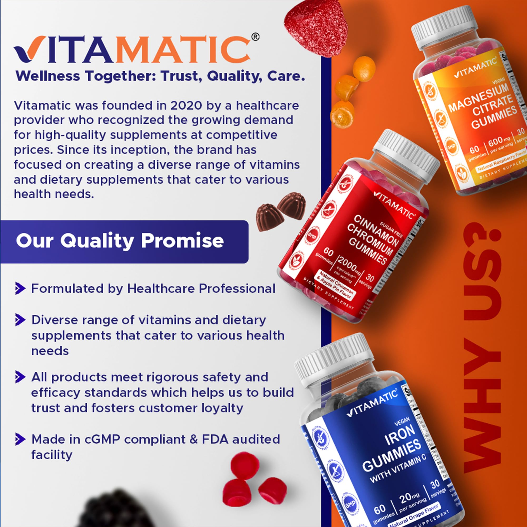 Vitamatic ingredientes vegetarianos destacados, apto para veganos