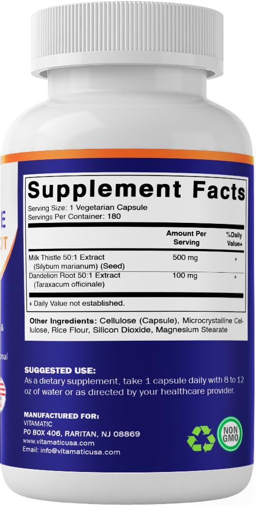 Vitamatic sello manufactura EEUU indicando calidad y normas GMP