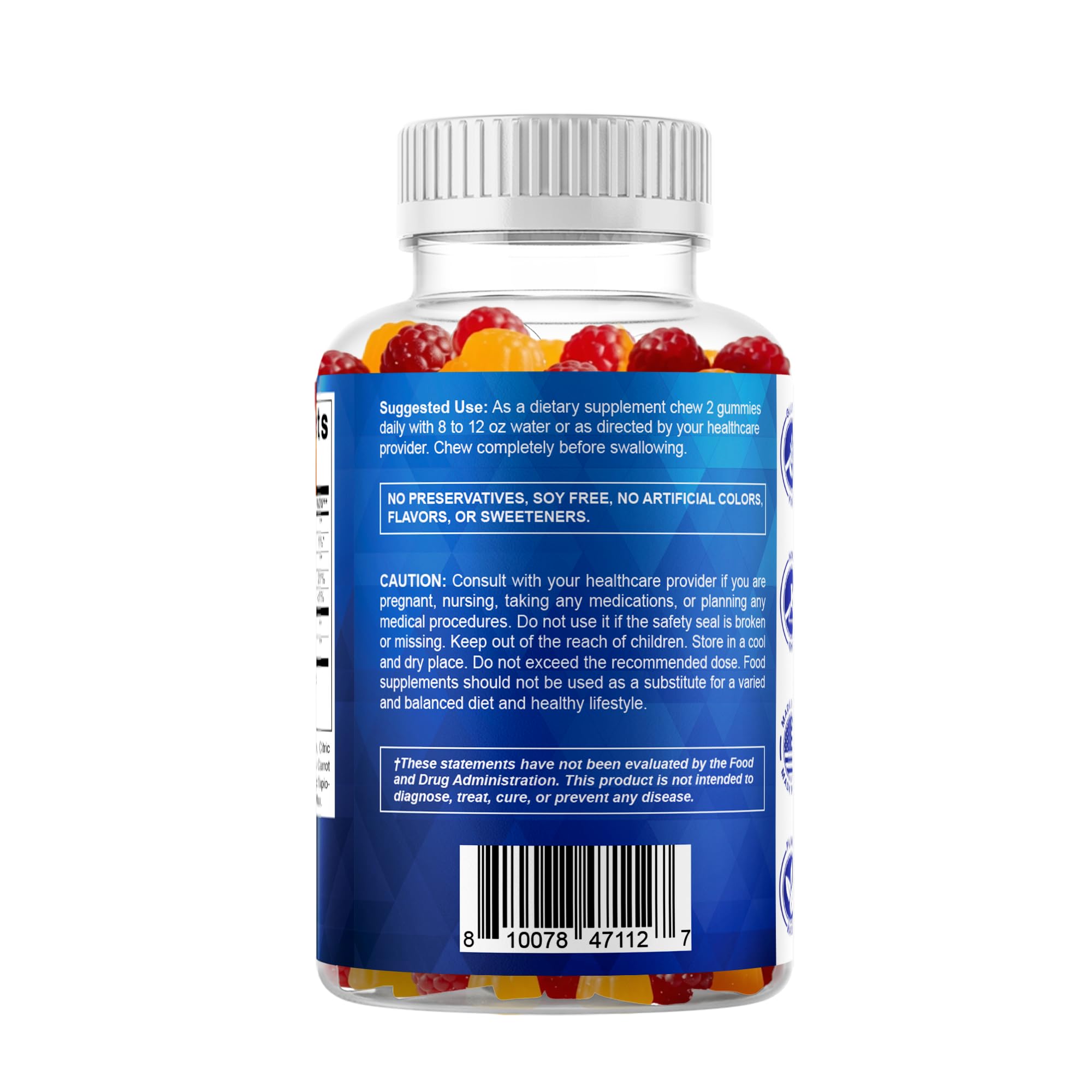 Vitamatic pack de dos frascos mostrando la oferta de 120 gomitas