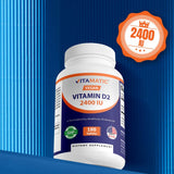 Pack de tres frascos Vitamatic 180 tabletas que indica suministro prolongado y ahorro