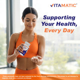 Vitamatic frasco en mesa de desayuno integrándolo en la rutina