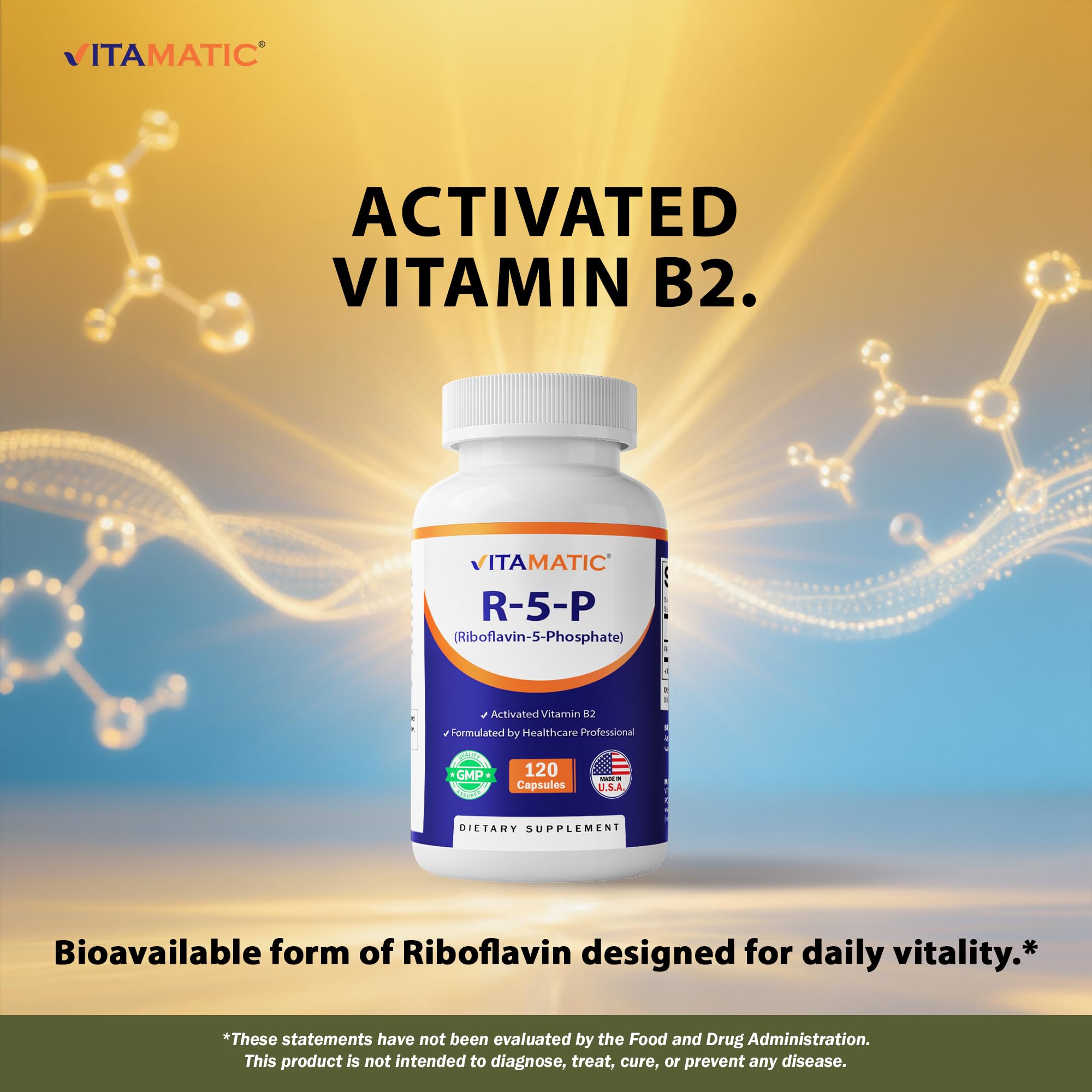 Vitamatic cápsula junto a regla para comparar tamaño y conveniencia