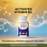Vitamatic cápsula junto a regla para comparar tamaño y conveniencia