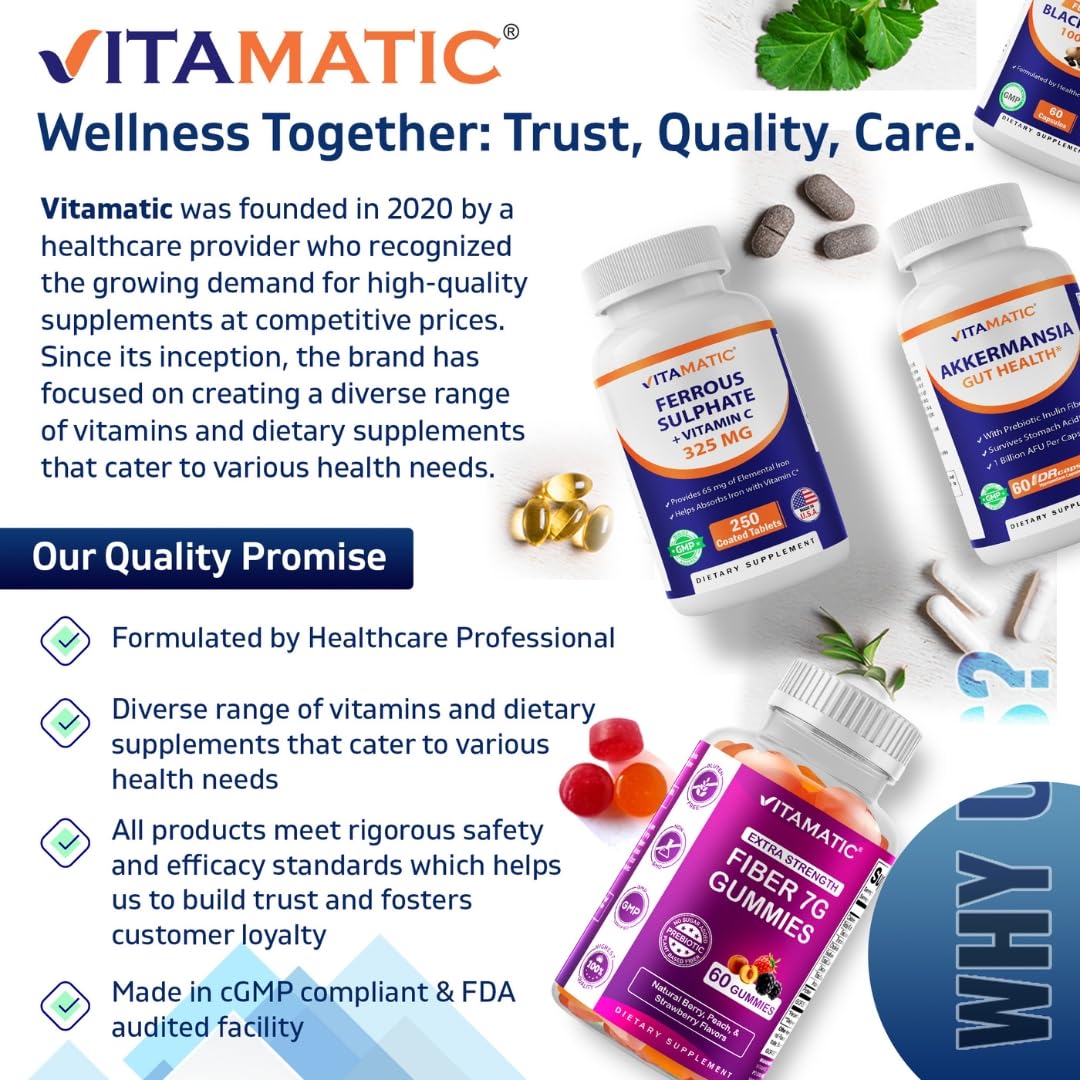 Vitamatic sello GMP de fabricación que indica control de calidad