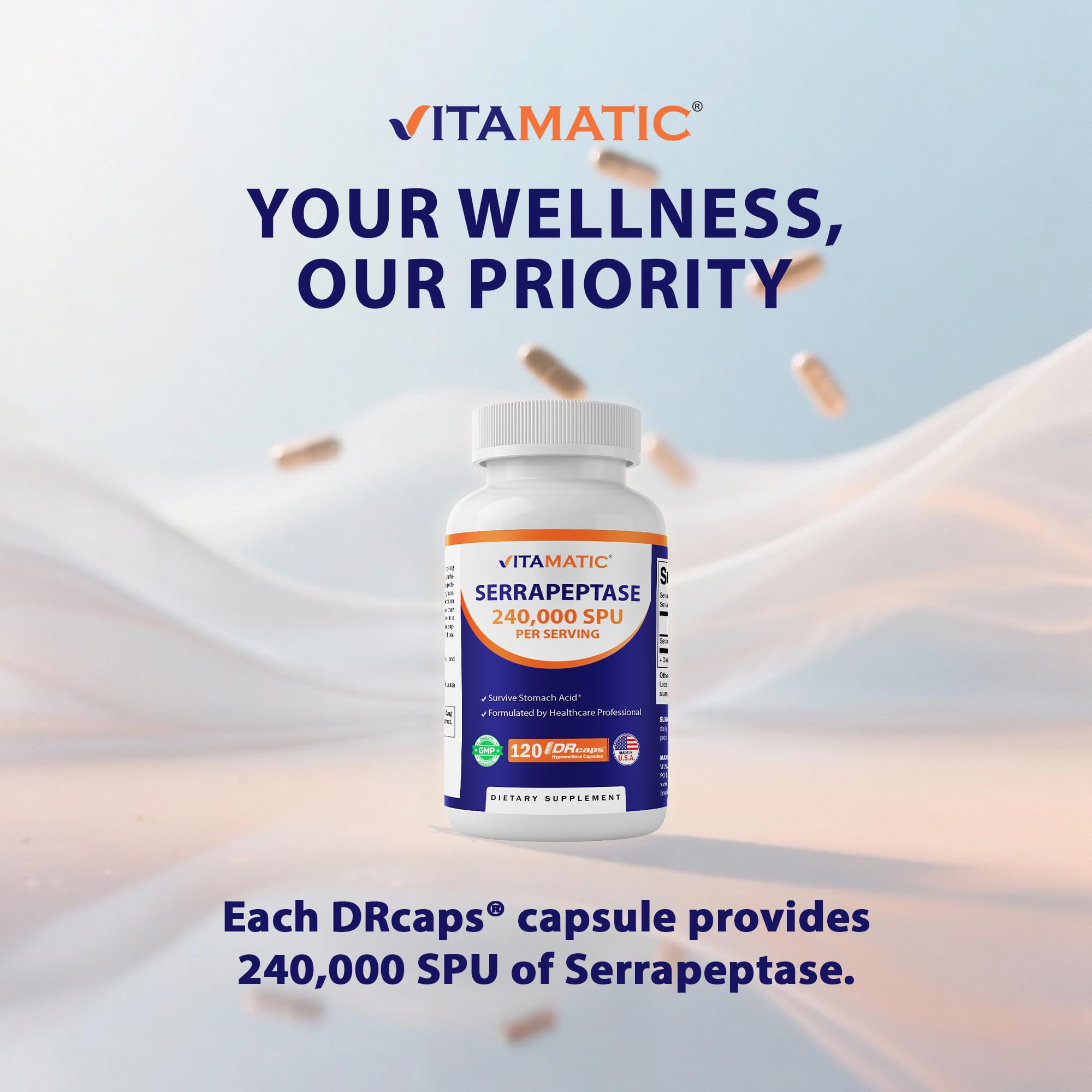 Vitamatic etiqueta con información nutricional clara y confianza en calidad