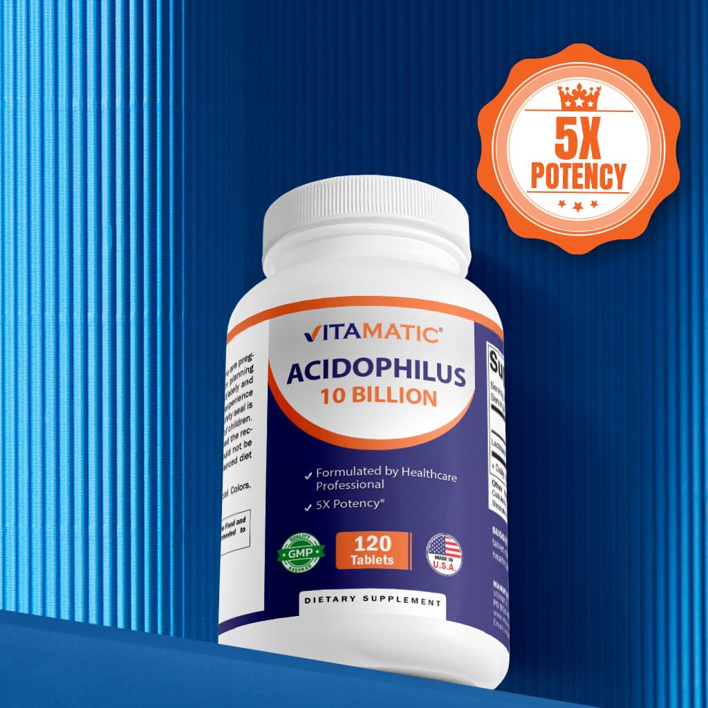 Vitamatic tabletas dispersas sobre superficie que muestran aspecto y consistencia