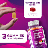 Vitamatic frasco junto a una regla para comparar tamaño y capacidad