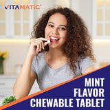 Comparación de tamaño Vitamatic con moneda para visualizar dimensiones prácticas