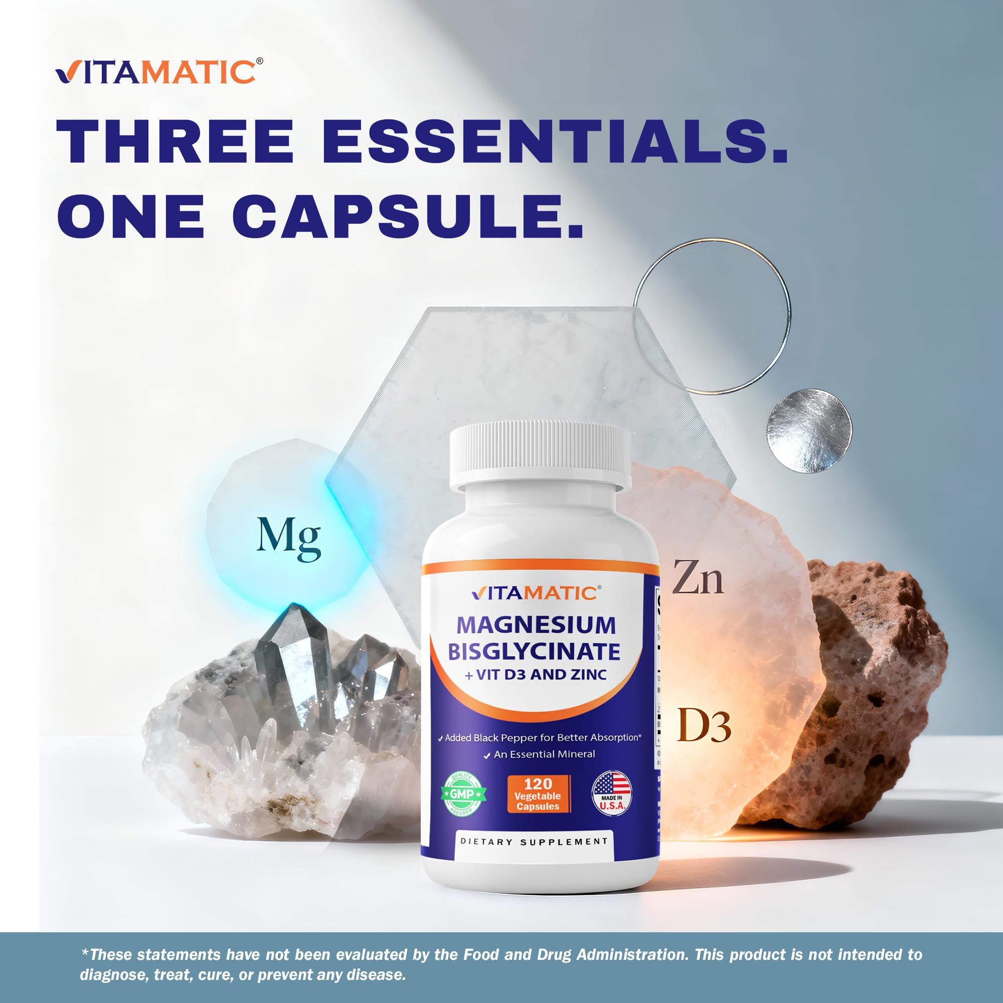 Vitamatic cápsula en mano para comparar tamaño y dosificación práctica