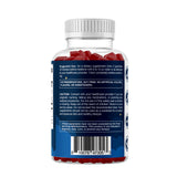 Vitamatic comparativa tamaño gominola junto a moneda para escala