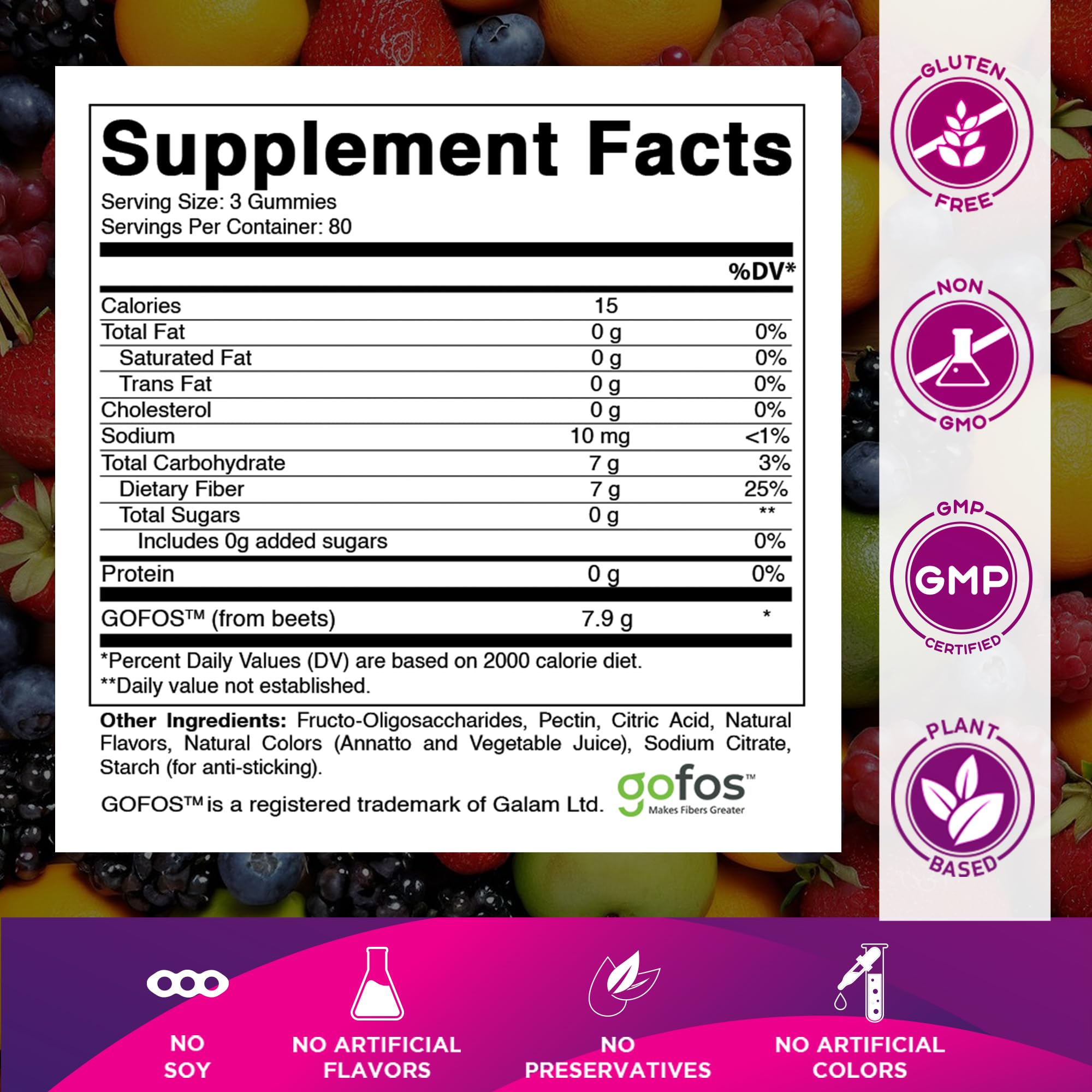 Vitamatic detalle de textura de pectina que favorece digestión suave