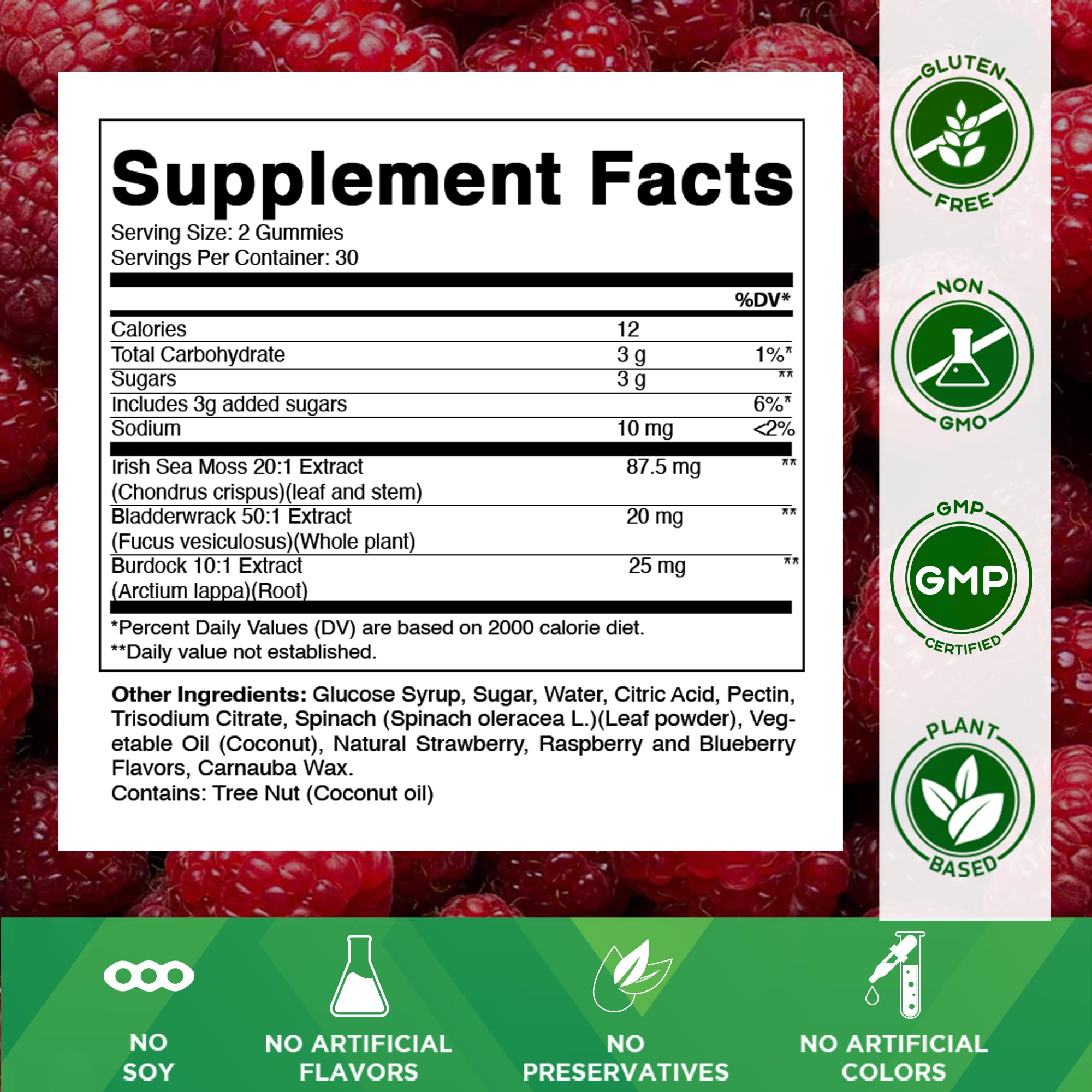 Vitamatic textura de gominola en primer plano resalta sabor frambuesa