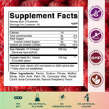 Vitamatic textura de gomita detalle pectina vegetal masticable
