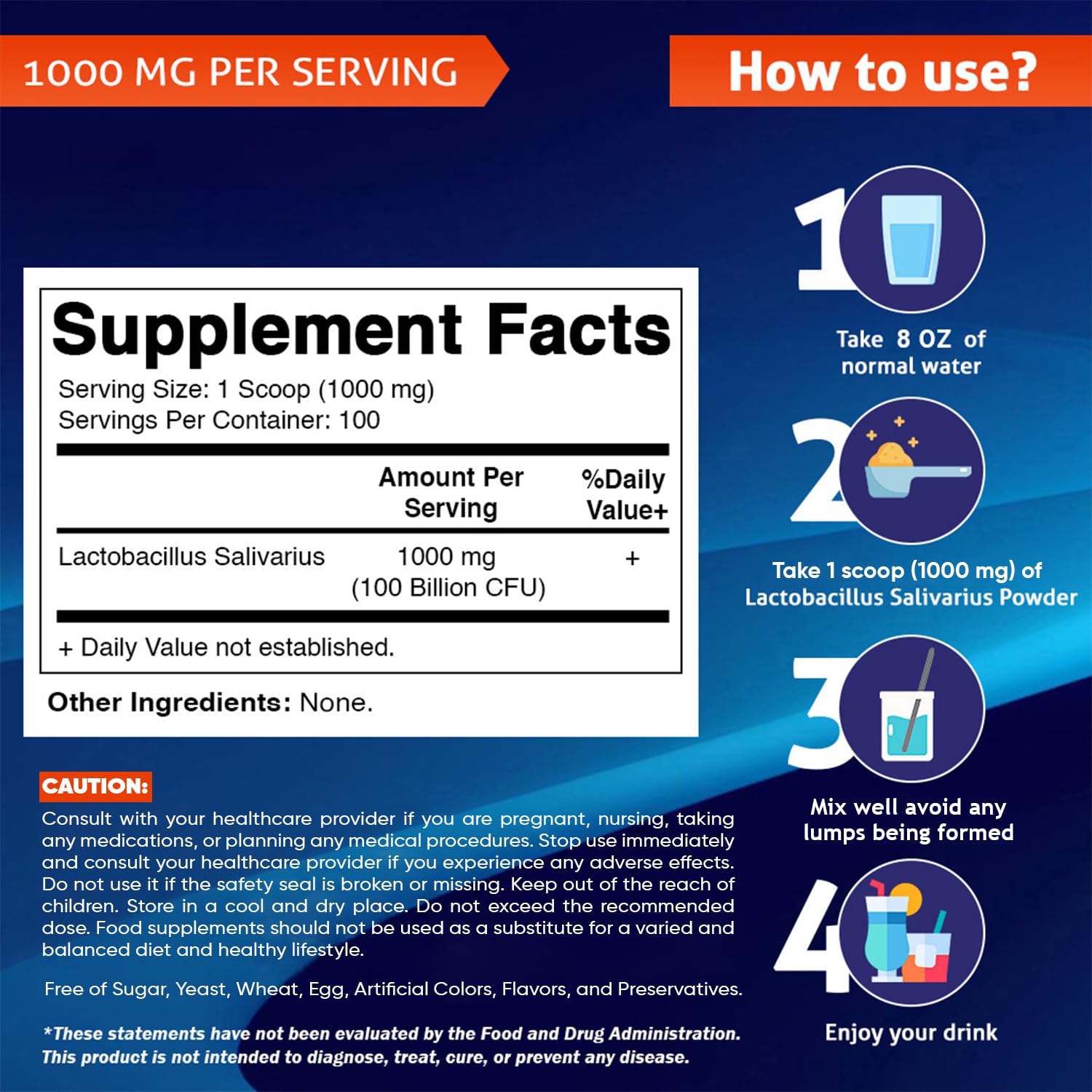 Vitamatic primer plano de la textura del polvo, fácil de mezclar