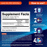 Vitamatic primer plano de la textura del polvo, fácil de mezclar