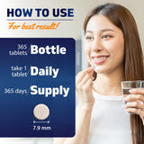 Vitamatic textura de una tableta para ver acabado y facilidad de ingestión