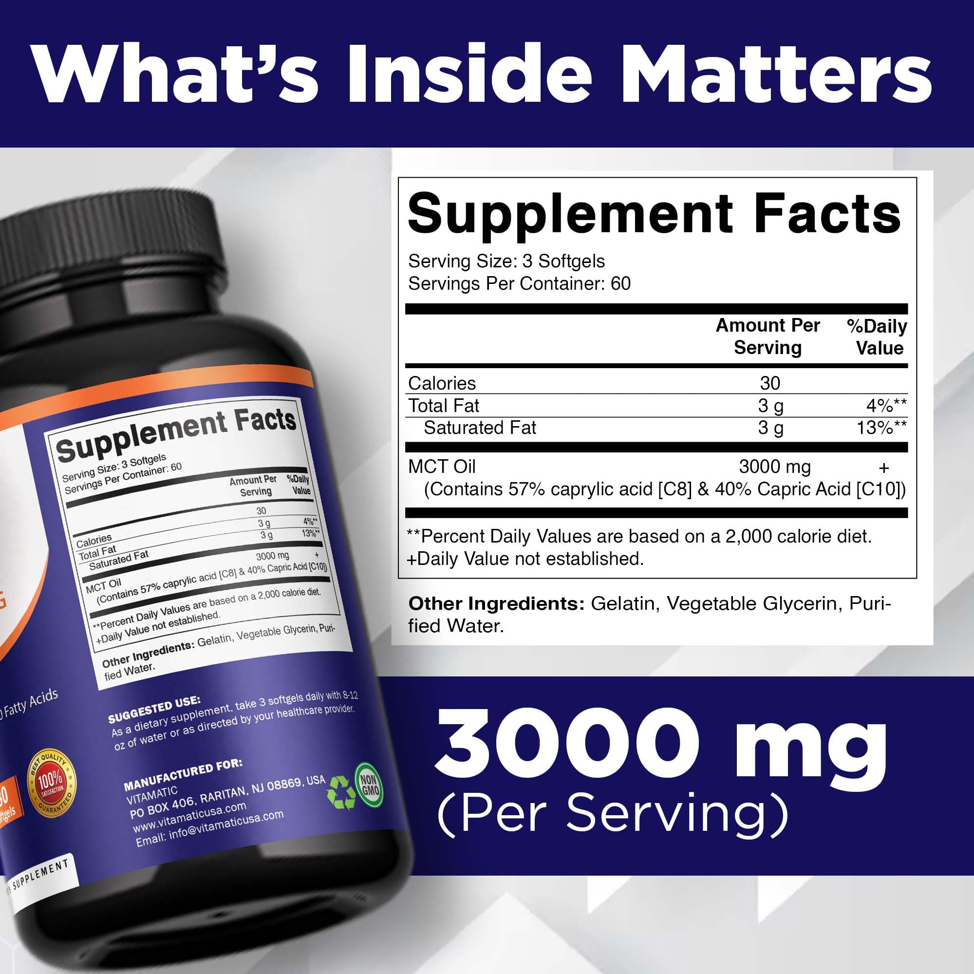 Vitamatic mano sosteniendo cápsula para uso fácil y dosificación