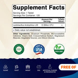 Vitamatic tableta en mano que demuestra tamaño cómodo para ingesta cotidiana