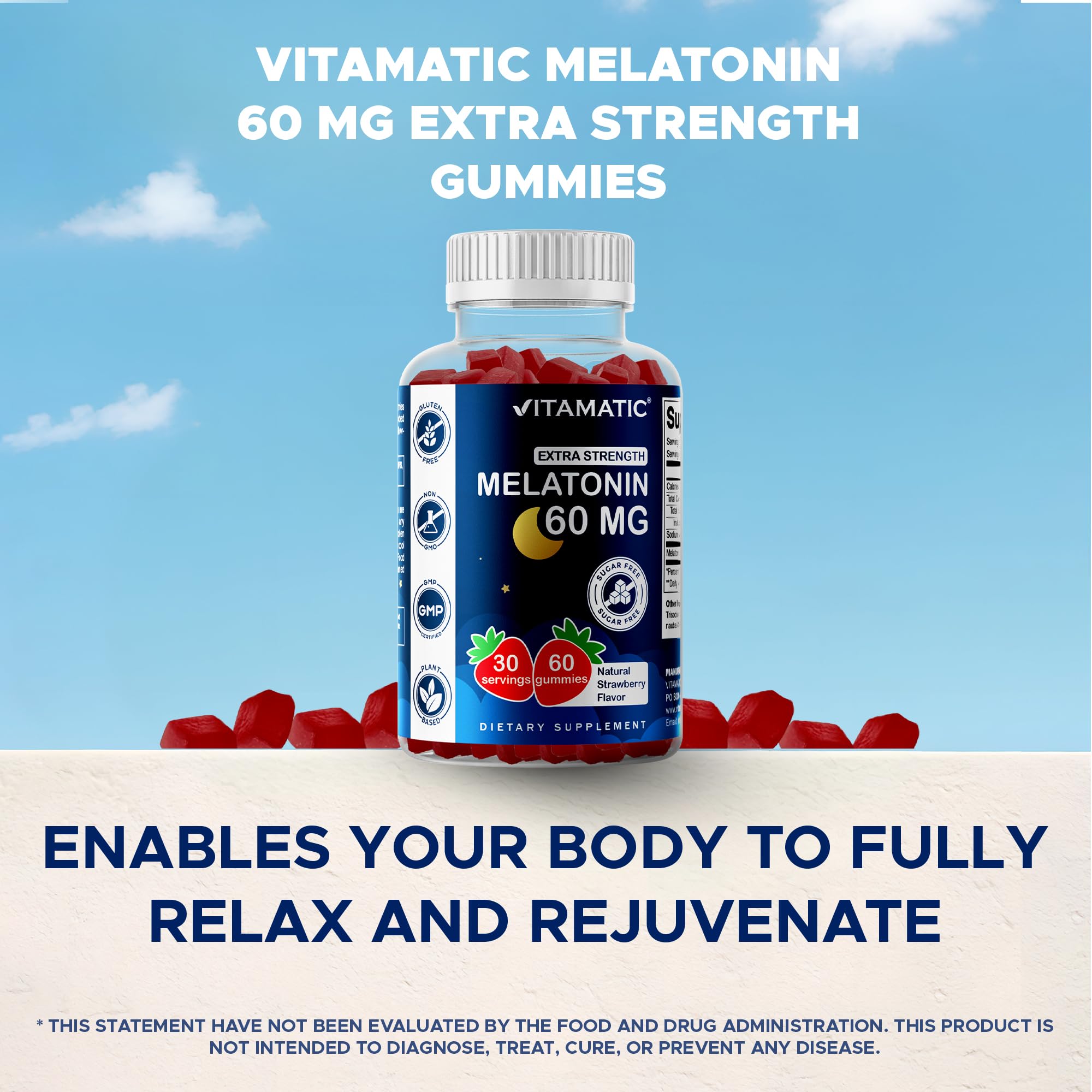 Vitamatic uso nocturno en mesita de noche para rutina relajante