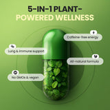 Vitamax cápsula abierta con polvo para apreciar color y composición