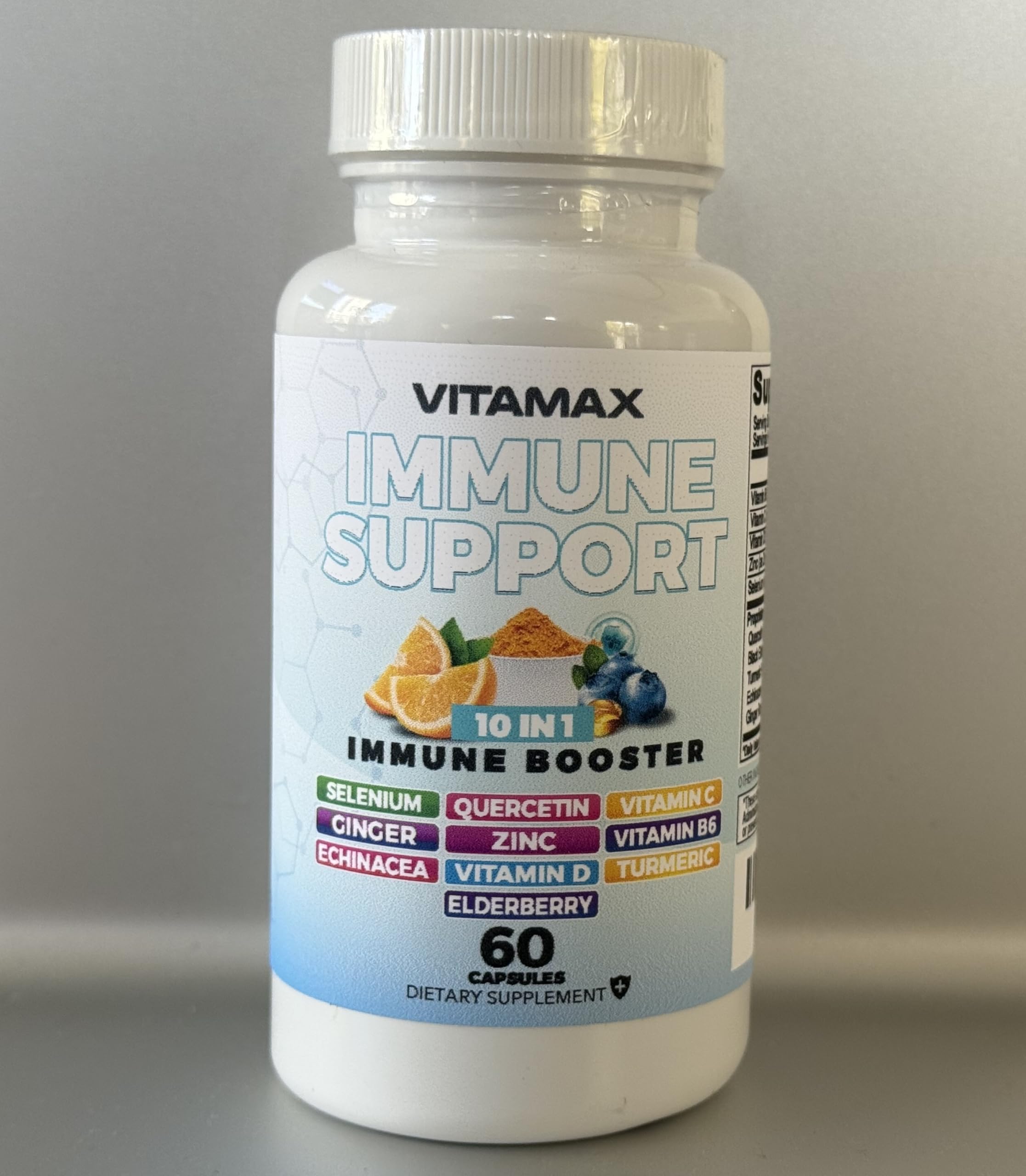 Vitamax cápsula detalle de textura y calidad del recubrimiento