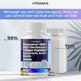 Vitamax comparado en mano para mostrar tamaño de la cápsula