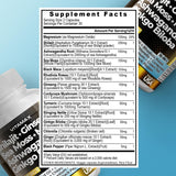 Vitamax cápsula junto a una moneda para comparar tamaño fácilmente