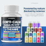 Vitamax Corti-Calm uso en escritorio para concentración sin estrés