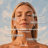 Vitamax etiqueta con lista de ingredientes y pruebas de calidad