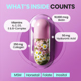 Vitamax etiqueta con lista de ingredientes destacados y beneficios