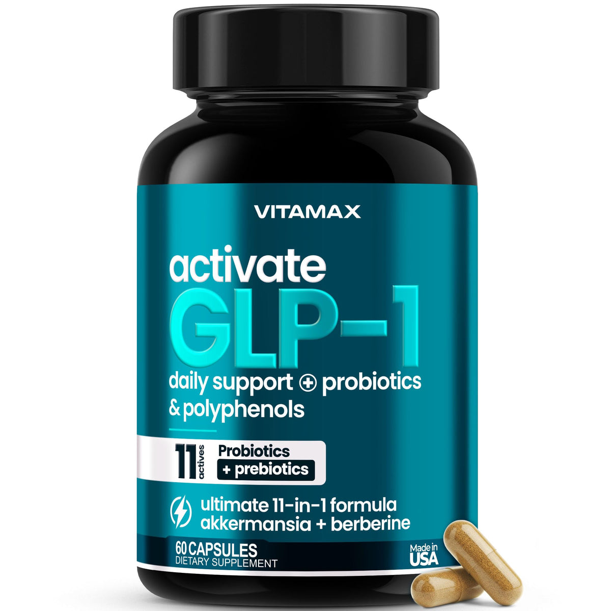 Vitamax frente del envase que muestra la fórmula y beneficios visibles