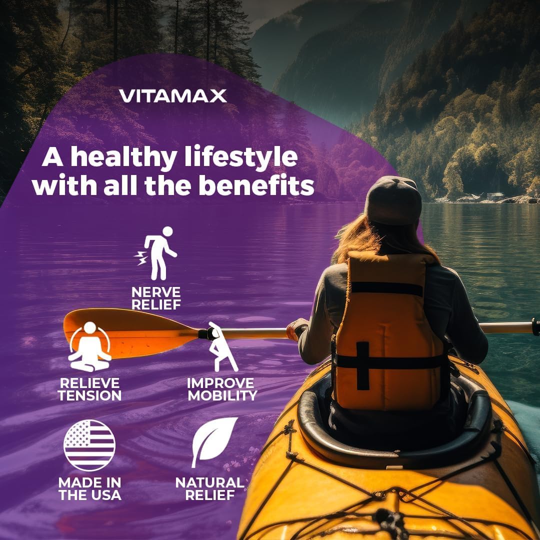 Vitamax Nerve Plus etiqueta con lista de ingredientes, transparencia y calidad
