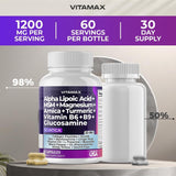 Vitamax Nerve Plus detalle de la textura de la cápsula, formulación vegana visible