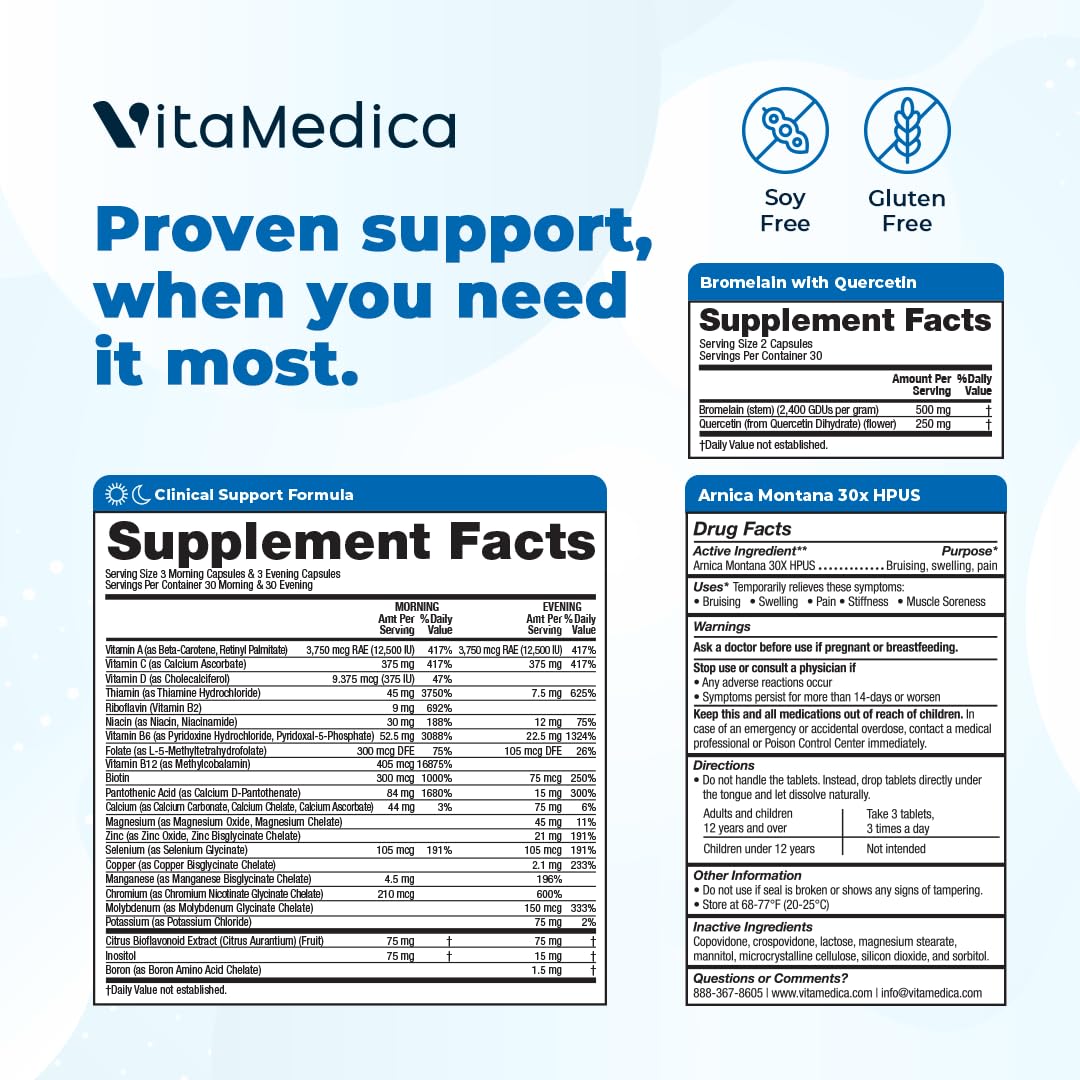 VitaMedica cápsulas vista de textura y calidad, fácil de tragar