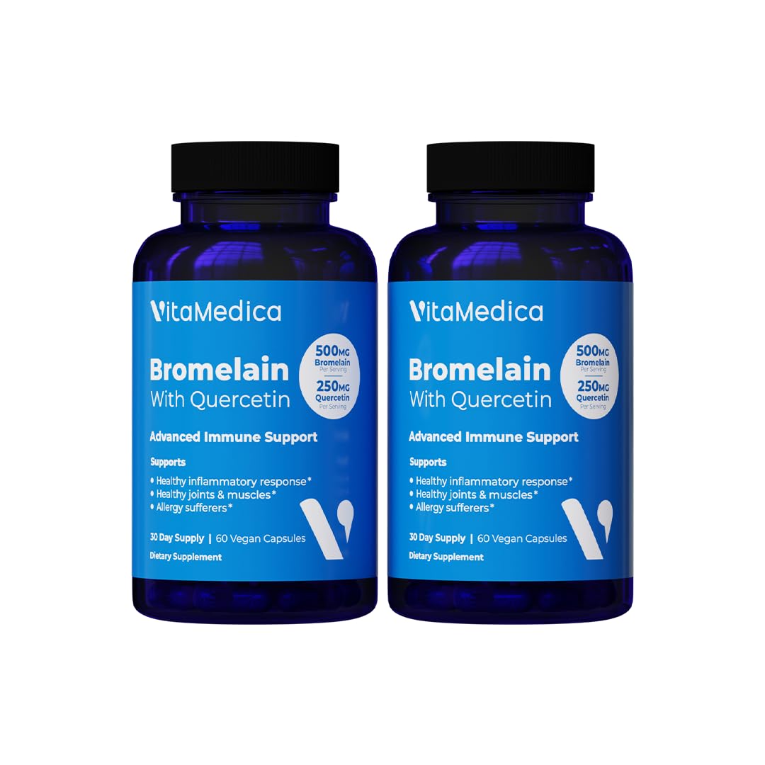 VitaMedica frontal del envase mostrando ingredientes clave y cantidad
