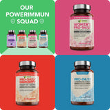 Vitamin Bounty escena de mesa con cápsulas integradas en rutina matinal