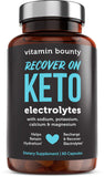 Vitamin Bounty en mesa de desayuno keto como complemento diario práctico